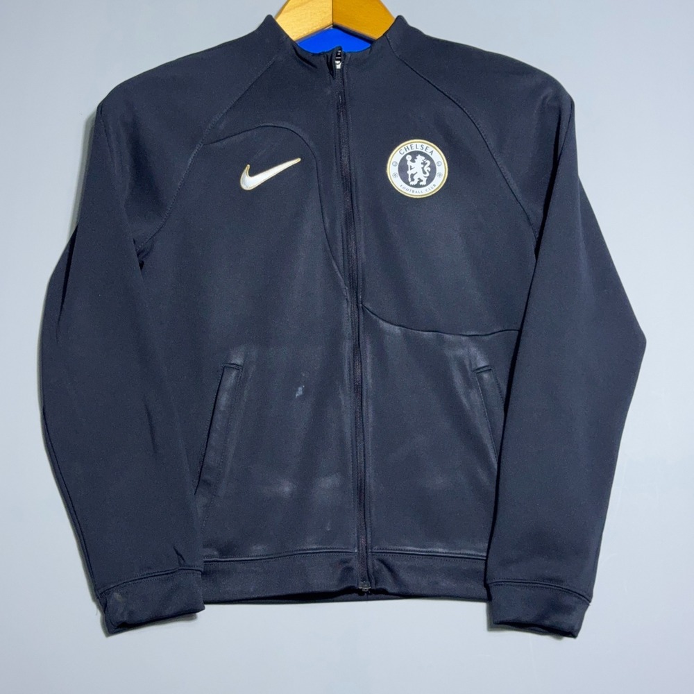 Nike Slim Fit Chelsea FC Jacket Kids Size Medium Soccer‎ Youth Blue
